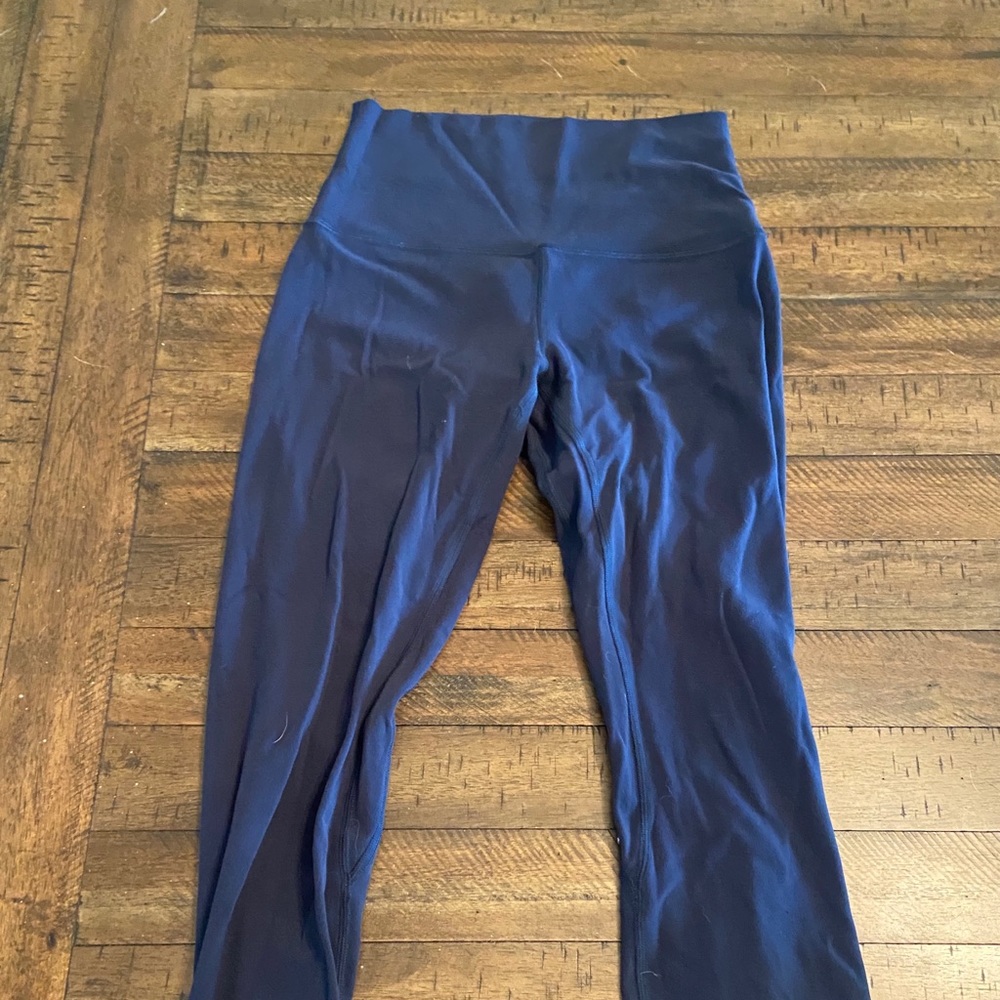 Lululemon align crop leggings navy blue